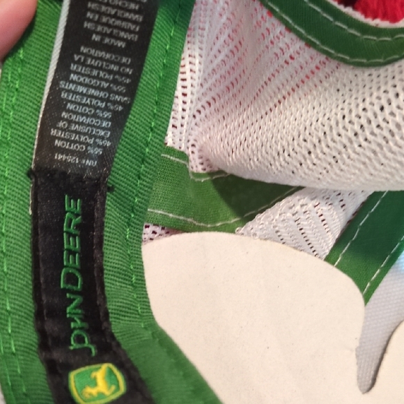 John Deere Green and White Trucker Hat - Picture 4 of 4